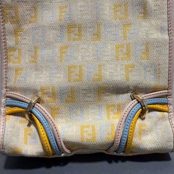 Fendi Zucchino Canvas Handbag - Picture 5 of 6